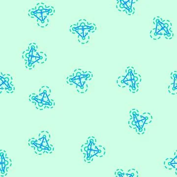 Element molecular structure vector seamless pattern 스톡 일러스트