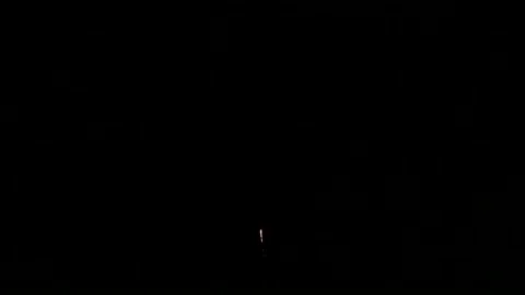 Element of multicolored firework on black background to create a set of salutes. Видео 149588103