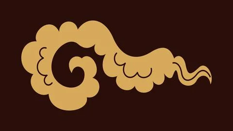 Element in oriental japanese style Illustrazione stock