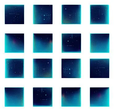 Element retro geometric shape glyph set. Vintage memphis elements, abstract sign Stock Illustration