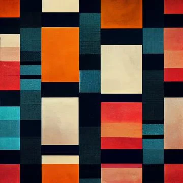 Element retro geometric shape glyph set. Vintage memphis elements, abstract sign Stock Illustration