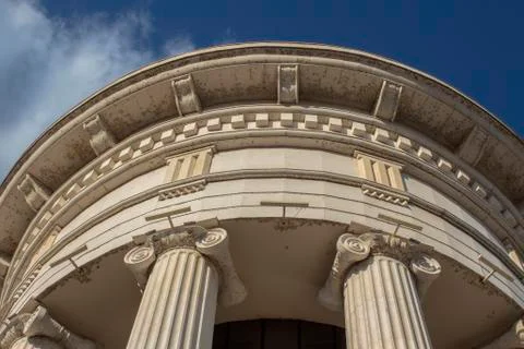 Element of the rotunda. Stock Photos