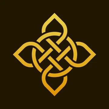 Element of Scandinavian or Celtic pattern Stock Illustration