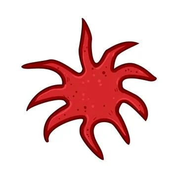 Element sea star cartoon vector illustration Stock Illustration