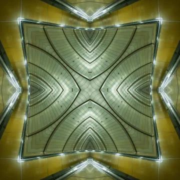 Element of seamless pattern, tile, square on the theme Architecture, lines, g Stock Photos