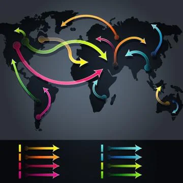 Element set 4 [Converted] Stock Illustration