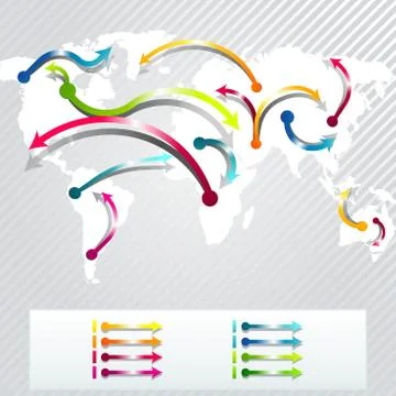 Element set 4 [Converted] Stock Illustration