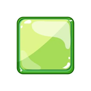 Element square game button cartoon vector illustration Ilustración de archivo