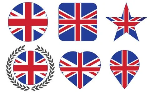 Element for UK set vector Stock Illustration