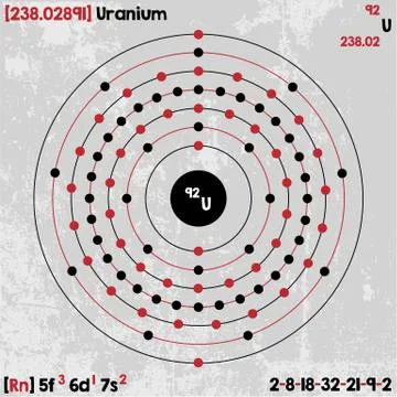 Element of Uranium Stock Illustration