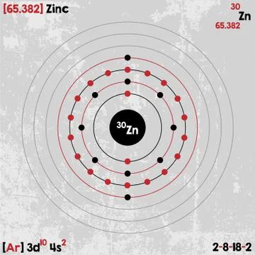 Element of Zinc Stock Illustration