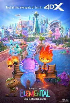  Elemental (2023) Elemental (2023) POSTER ART EDITORIAL USE ONLY Copyright... Stock Photos