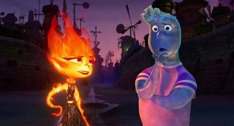 Elemental (2023) Elemental (2023) Set in a city where fire-, water-, land... Stock Photos