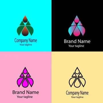 Elemental Bloom logo Stock Illustration
