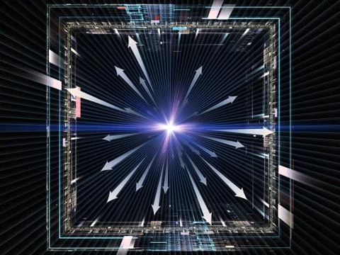 Elemental burst Stock-Illustration