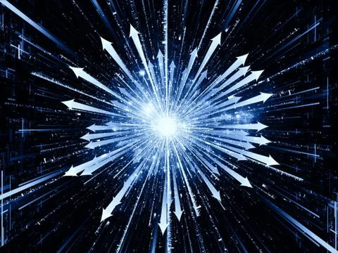 Elemental burst Stock-Illustration