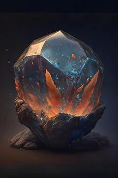 Elemental gem Stock Illustration