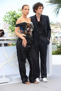  Elemental photocall in Cannes Adele Exarchopoulos, Vincent Lacoste at the... Stock Photos