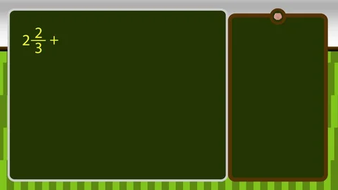 Elementary mathematics animation, a visual demonstration of the addition of two Stock Footage 128098711