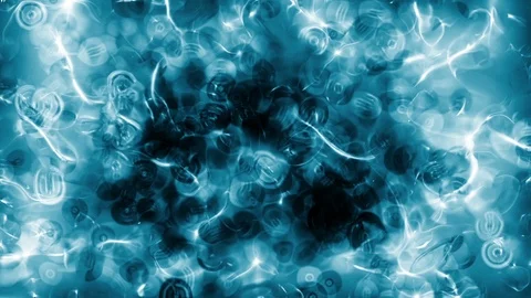 Elementary particle motions in microscopic scale Vidéo 91672533