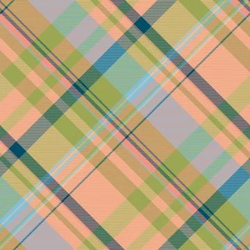 Elementary plaid pattern seamless, color textile vector tartan. Layer textu.. 库存插图