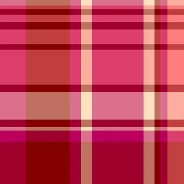 Elementary plaid textile fabric, warmth check tartan pattern. Femininity se.. Stock Illustration