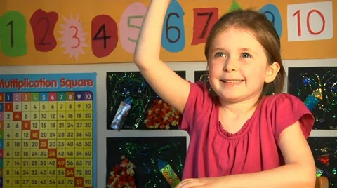 Elementary school child Stock Footage 22663850