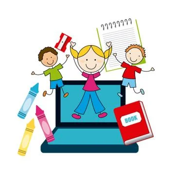 Elementary school design イラスト素材