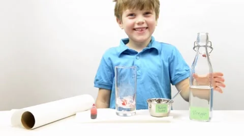 Elementary Science Experiement Stock Footage 44141923