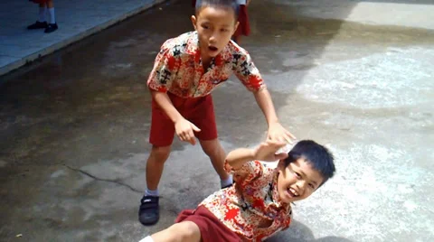 Elementary Students Playing Stock-Footage 32111849