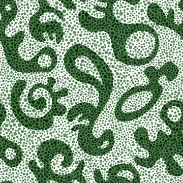 Elemente seamless pattern with elements and dots Copyright: xZoonar.com/an... 스톡 사진