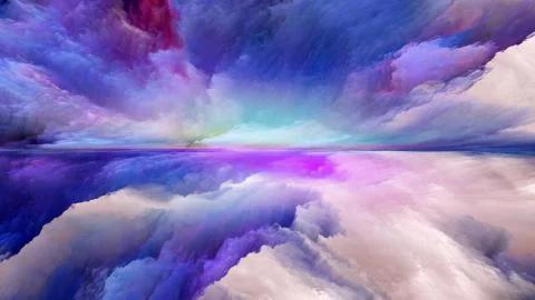 Elements of Abstract Landscape 스톡 일러스트