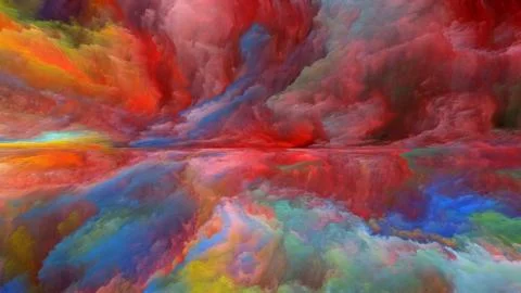 Elements of Abstract Landscape 스톡 일러스트