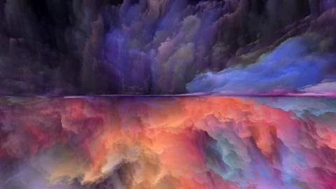 Elements of Abstract Landscape 스톡 일러스트