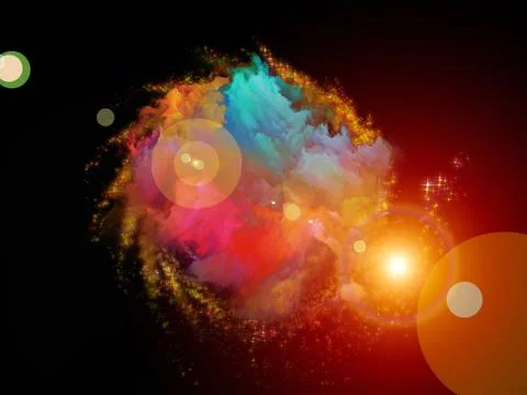 Elements Abstraction 스톡 일러스트