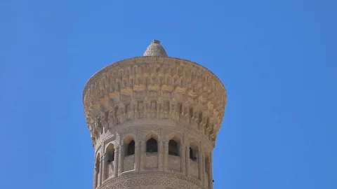 Elements of ancient architecture of Central Asia Stock Footage 94602531