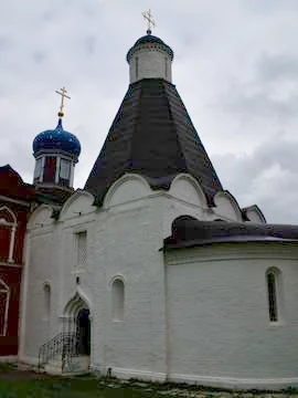 Elements of ancient architecture of the Kolomna Kremlin Stock Photos