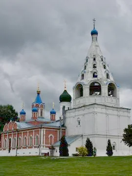 Elements of ancient architecture of the Kolomna Kremlin Stock Photos