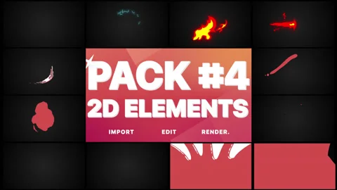Elements And Transitions Pack 04 Stock Footage 131095947