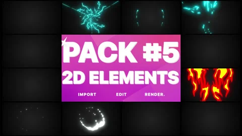 Elements And Transitions Pack 05 Stock Footage 131053966