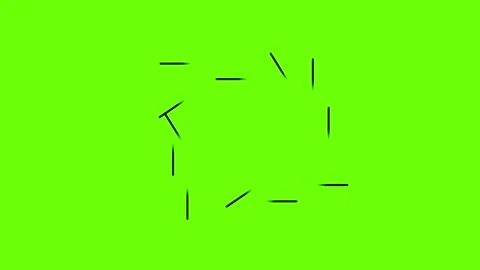 Elements Animation with Alpha Channel – Pure Geometric Motion Stock Footage 314126145