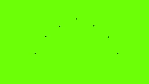 Elements Animation with Alpha Channel – Pure Geometric Motion Stock Footage 314126163