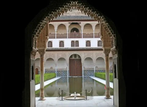 Elements of architecture of a mauritian palace Foto stock