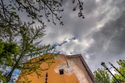 Elements of The Architecture of the Old Town. Stock Photos