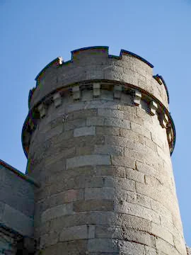Elements of architecture of the Vorontsov Palace, Alupka 스톡 사진