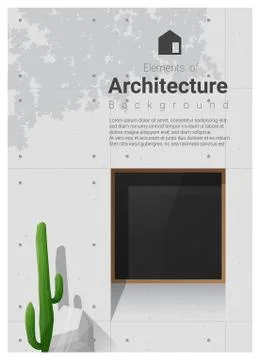 Elements of architecture , window background Illustrazione stock