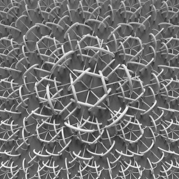 Elements are forming a design with repeating ornaments Stock Illustration