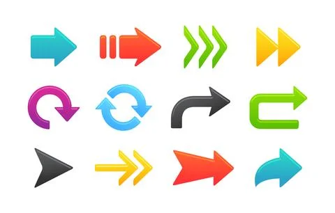 Elements-arrow-icon Stock Illustration