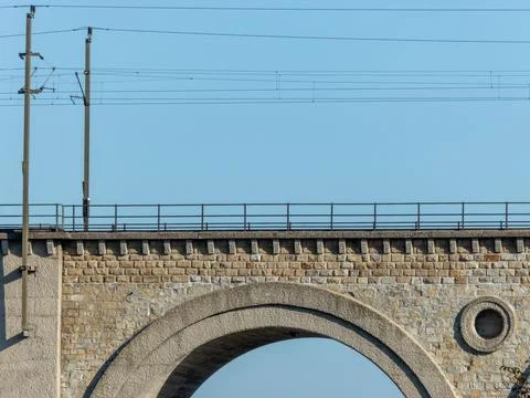 Elements of Austria railway system Stock Photos