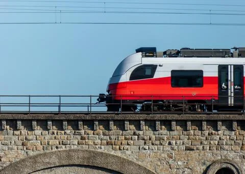 Elements of Austria railway system Fotos Stock